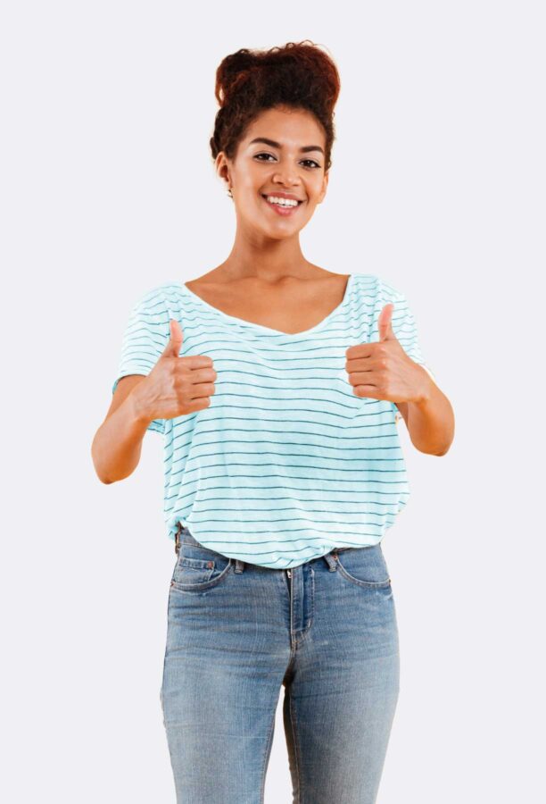 Just Simple Stripe T-Shirt for Women - Image 3