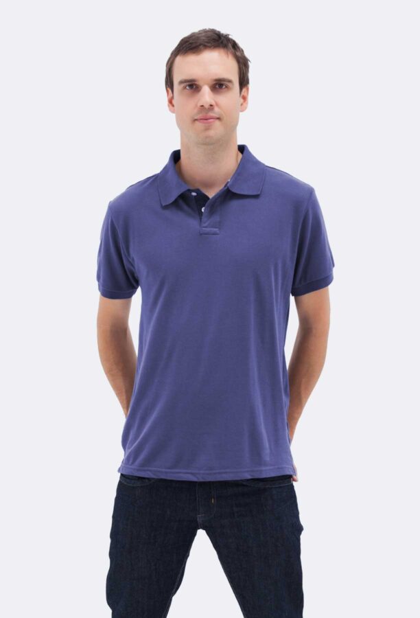Polo Neck Short Sleeve Pike Men's T-shirt - Image 4